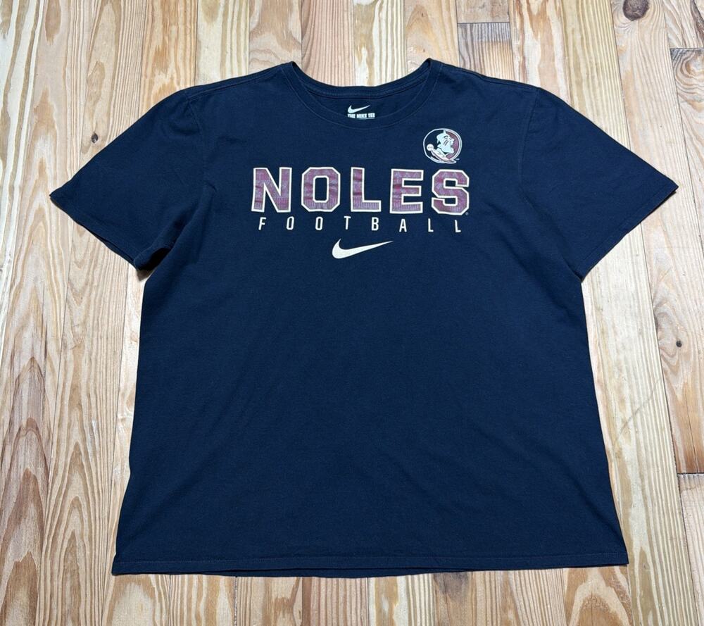 Florida State Seminoles Nike Football Short Sleeve Tee XL NCAA